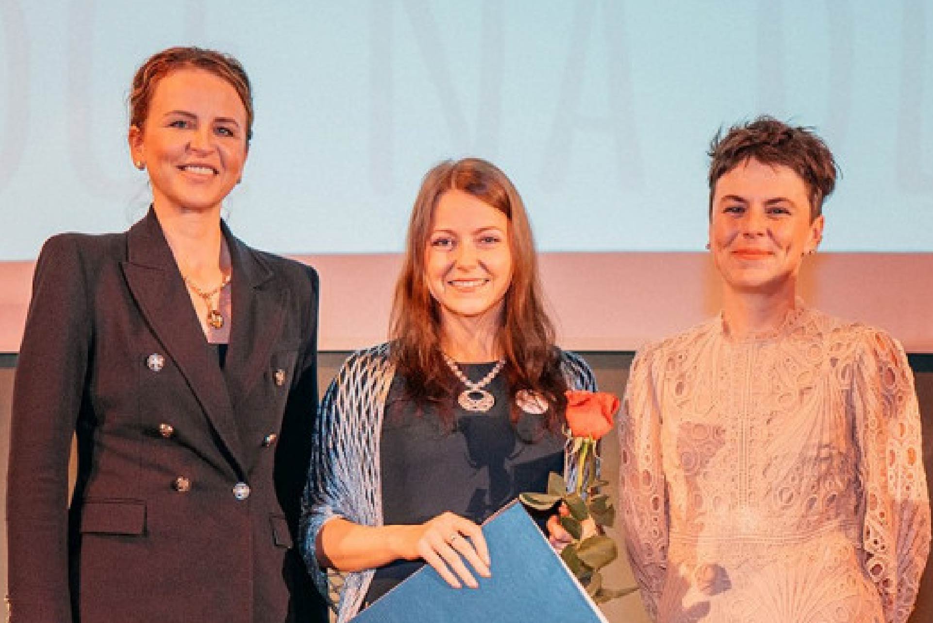 Zuzana Draková received the Heart on the Palm award for her volunteer activities